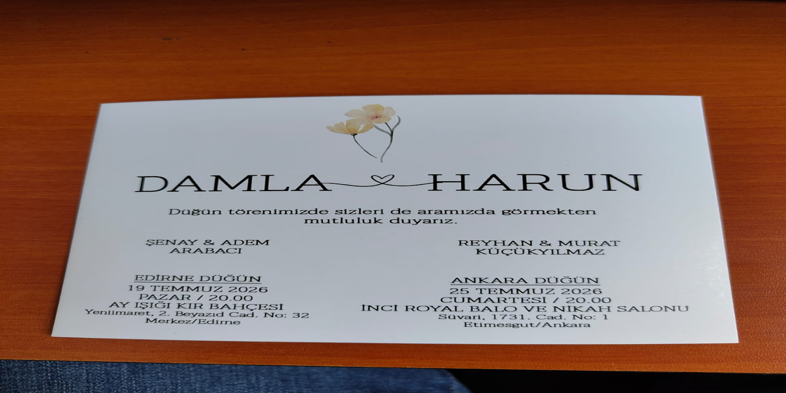 Mutluluğa İlk Adım: Damla ve Harun Evleniyor!