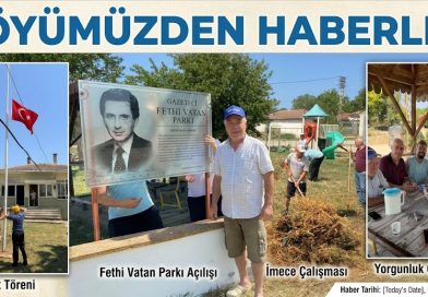 Köyümüzde İmece Ruhunu Yaşatıyoruz…