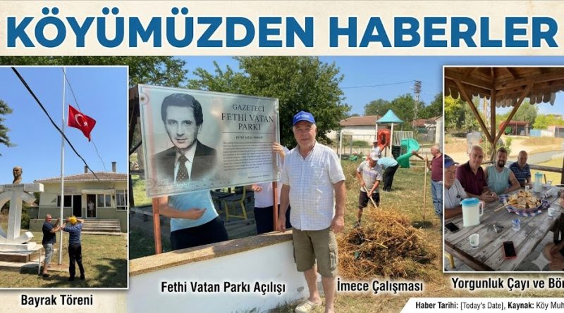 Köyümüzde İmece Ruhunu Yaşatıyoruz…